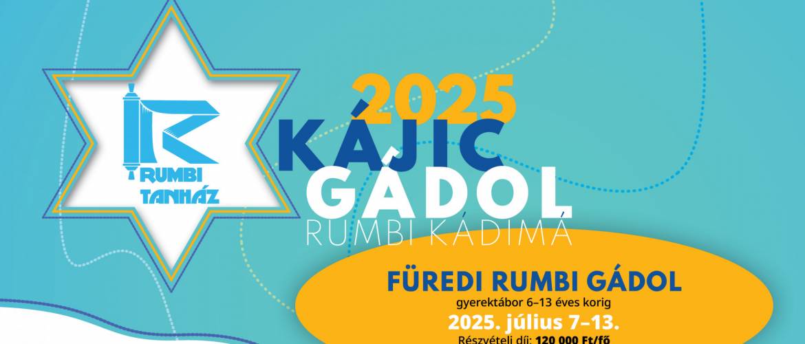 Egy hét kaland, játék és hagyomány – Jön a Füredi Rumbi Gádol Gyerektábor!
